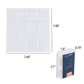 Idotry 150 Pack Soft Pocket Tissues Travel Size Packs, 4-Ply Mini Pocket Facial Tissues, 6 Sheets Each Pack