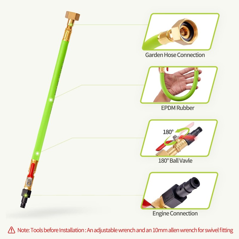 Pronese PWC WaveRunner/Sport Jet Boat Flush Fitting Kit Compatiable For