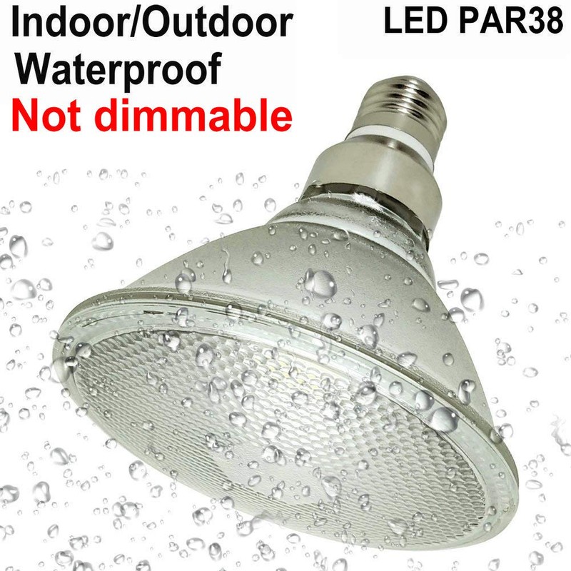 25W PAR38 LED Flood Light,250W PAR38 Halogen Bulb Equivalent,Daylight White,Full