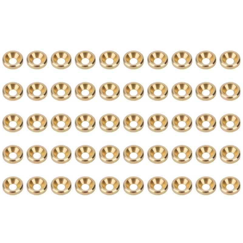 50pcs Countersunk Washers Pure Copper Countersunk Washer CNC Flat Head