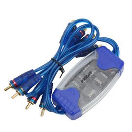 Ground Loop Insulator, Car Noise Filter, 4 Channels, Gold Plated Ground Loop Insulator, Car Noise Filter for Automobile