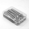 M5 x 60 mm, 25 pieces, 304 stainless steel hex