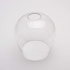 Seeded Bubble Glass Lamp Shade, LEDupdates 3 Pack Oversize Clear