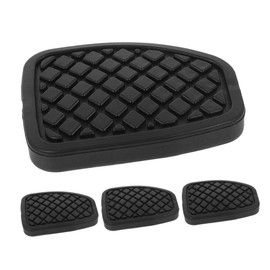 Gatuida 4pcs Rubber Brake Clutch Pedal Pads for Durable Foot Pads Fit Protects From Wear Tear Reduces Maintenance Needs