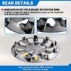 4-Pack 17 Inch Wheel Rim Cover Hubcaps, AUTOWIKI Special Design