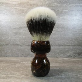 Yaqi Caramel Cat's Whisker Synthetic Shaving Brush