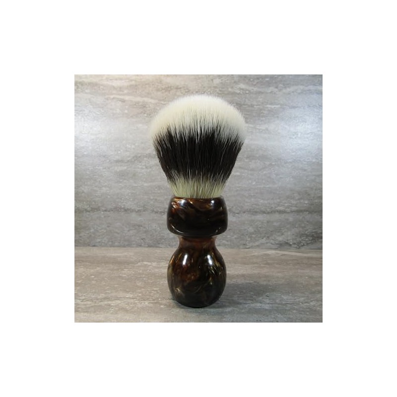 Yaqi Caramel Cat's Whisker Synthetic Shaving Brush