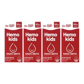 doctor line Dr. Line Hemo Kids Baby Children's Food Rich in Iron Iron Supplement Liquid Dr. Line Infant First Birthday Baby 4pcs / 닥터라인 헤모키즈 아기 어린이 철분 많은음식 철분제 액상 닥터리안 유아 돌 아기 4개