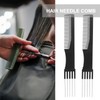 NOLITOY Styling Comb Hair 5pcs Steel Pin Combs Detangler Braiding