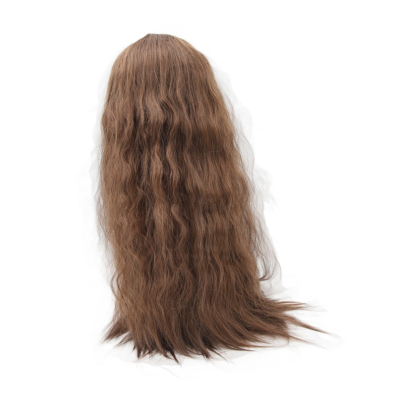 Women Long Curly Wigs Central Parting Universal Wig Headgear for