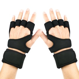 aifitbre Weight Lifting Gloves for Men Women, Padded Workout Gloves with Wrist Support Comfort Protection Strong Grip Great for Gym Fitness Weightlifting Pull Ups Cross Training
