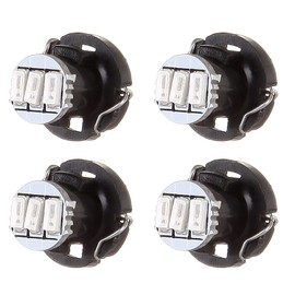 cciyu 4 Pack Blue 3-3014SMD T4/T4.2 Neo Wedge LED Light Bulbs Instrument Panel Lights