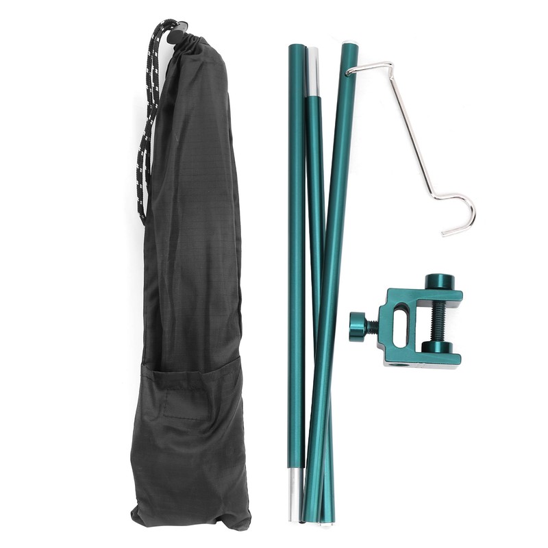 Outdoor Portable Aluminum Alloy Lamp Holder Camping Folding Hanging Light
