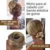 1pz Extensiones Cabello Postizo Moño Cebolla Volumen Peinado Chongo Dona