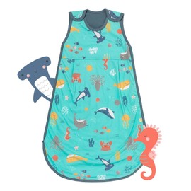 schlummersack Baby Sleeping Bag Summer 70 cm Thin Sea Animals Baby Sleeping Bag Summer 1.0 Tog 1 Tog Baby Sleeping Bag Summer Sleeping Bag Cotton Spring