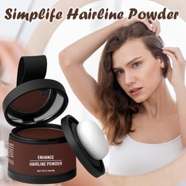 Hairline Powder | Root Touchup Hair Color with Applicator,Waterproof Long-Lasting Hair Concealer Gray Coverage Shading Tool for Instantly Thicker Fuller Look