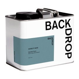 BACKDROP | Premium Interior Paint | Standard Semi Matte, Low Sheen Finish | Self-Priming, Low VOC, Green Wise Certified | NOVELTY WAVE – Warm blue | 0.5 Gallon