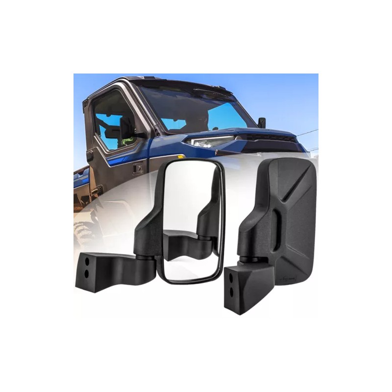 OUMURS 2889241 Side View Mirrors Door Mounted for Polaris Ranger