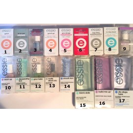 Essie Manicure Nail Top Coat Base Primer Cuticle Remover Gel Shine You Choose - 1. Apricot - Cuticle Oil