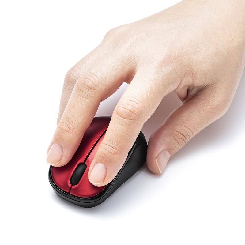 Sanwa Supply MA-BBS311R Silent Bluetooth Blue LED Mouse