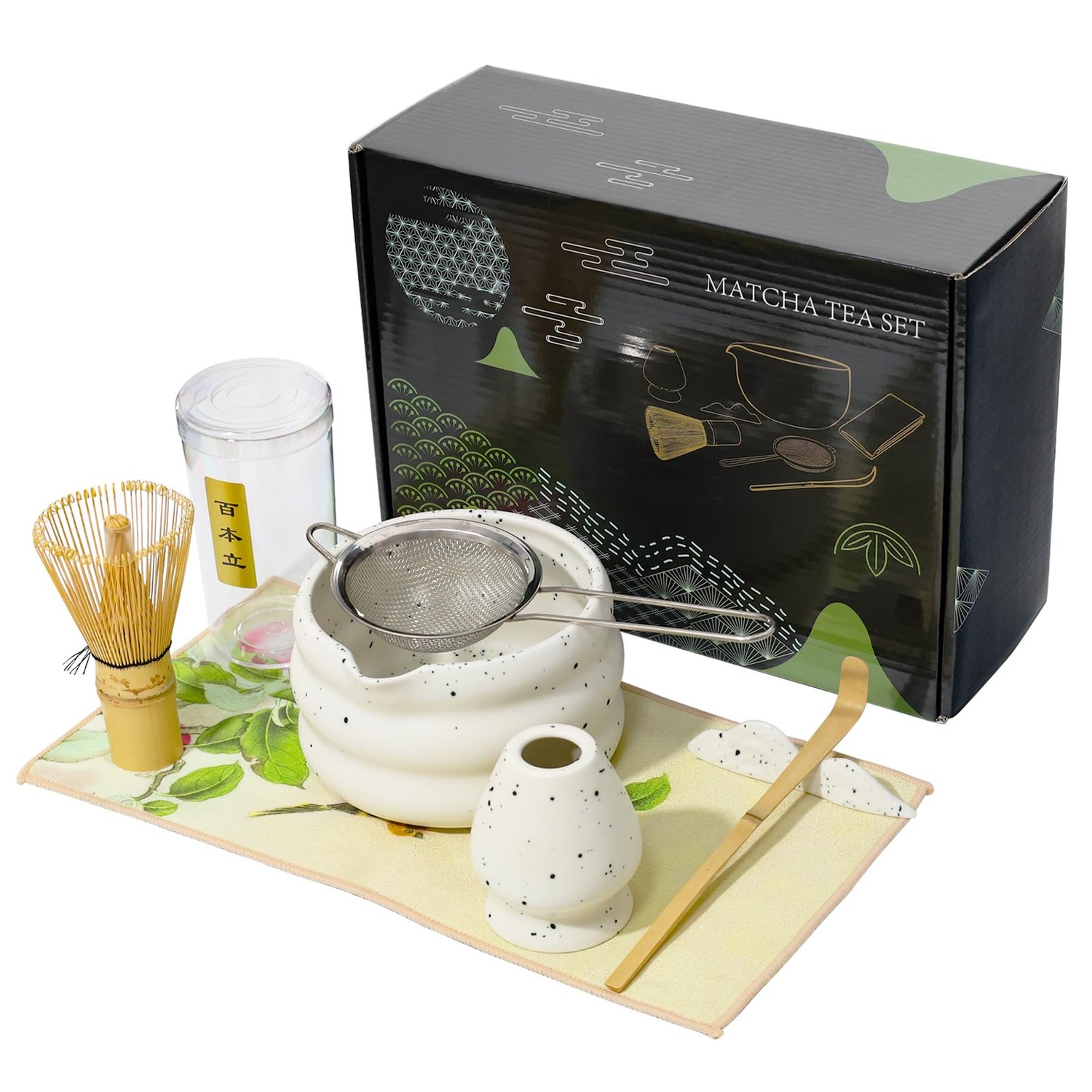 SiBeiXiuMatcha Mixer Set, 7 Matcha Sets, Japanese Matcha Set, Matcha ...