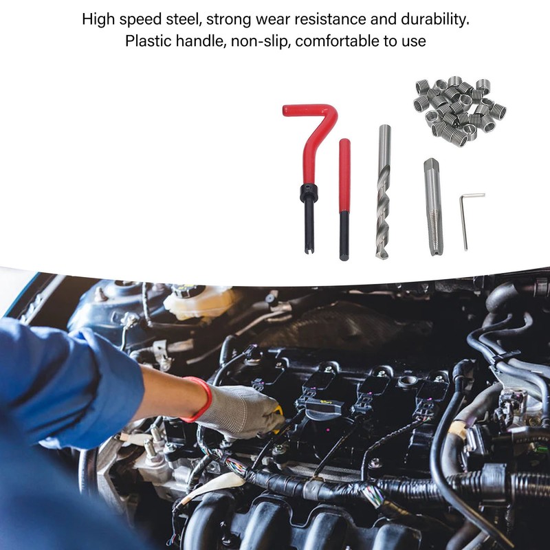 M8x1.25 Thread Repair Tool Helical Threaded Inserts Kit High Speed