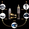 RCA Plug Connectors Coaxial Cable Audio Adapter Gold Plug Male