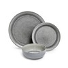 Sango Asher 12-Piece Stoneware Dinnerware Set – Service for 4,