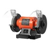 VEVOR Bench Grinder, 6-in Single Speed, 3450RPM High-Speed Table Grinders