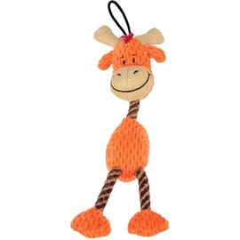 ZEUS Mojo Naturals Big Belly Pals, Dog Toys for Small Dogs and Puppies, Receive Either a Giraffe or Ostrich