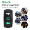 Foruly Turn Signal Rocker Switch Green LED On On/Off/On 4