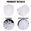 4PCS Toilet Brush Replacement Head Cleaning Tool,Toilet Bowl Brush Head