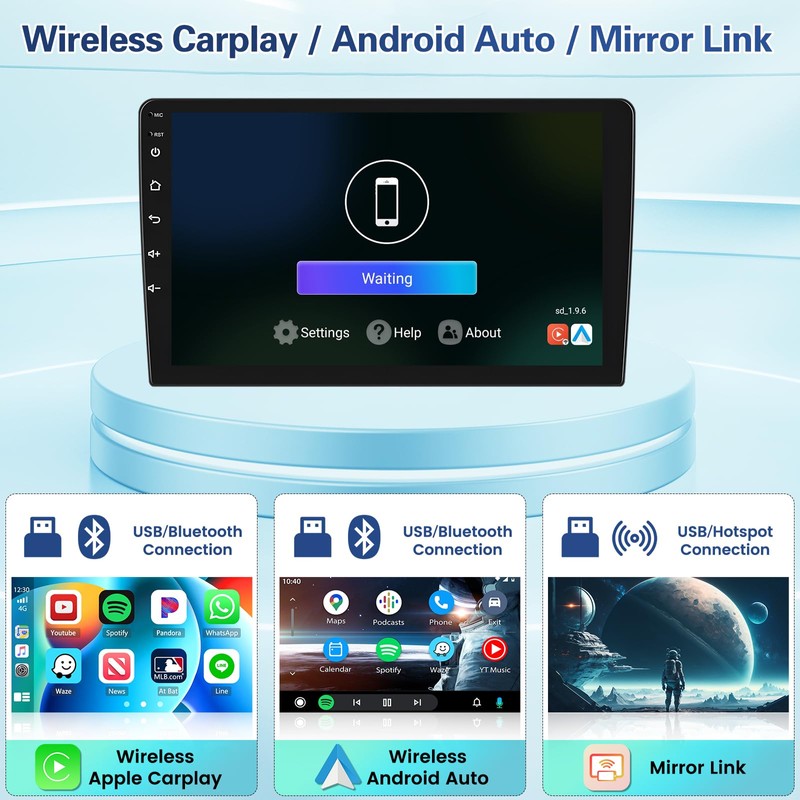 2+64GB Android Car Stereo for Honda Civic 2012-2015 Wireless Carplay