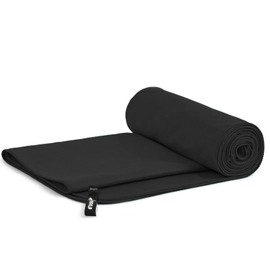 Microfibre Towel, Gym Towel Lightweight & Quick Dry, Super Absorbent Compact Swimming and Beach Towel for Sports Gym Beach Camping Yoga Swimming Hiking (Black, 40×60cm)