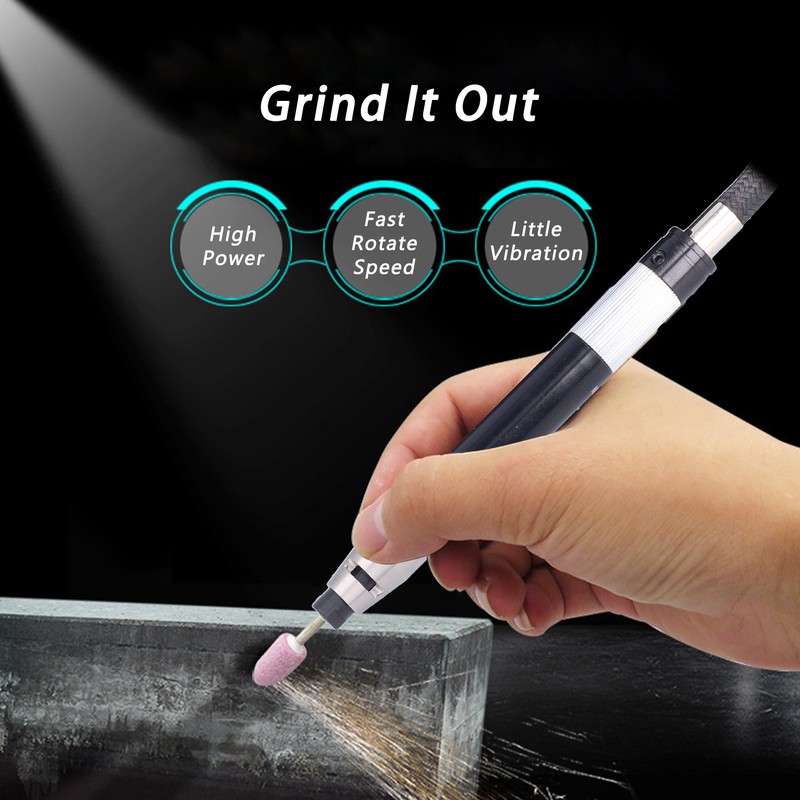 Pneumatic Grinding Pen Air Grinder Adjustable Portable Polishing Tool Set