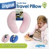 Cloudz Kids Dual Comfort Microbead Travel Neck Pillow - Pink