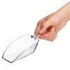 Hestya 4 Pcs Multi Purpose Clear Plastic Scoops for Candy