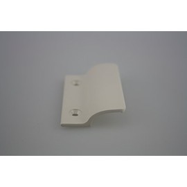 Balcony door handle Pull handle Patio door handle from metal - various Colours - Length 62 mm - creamy white