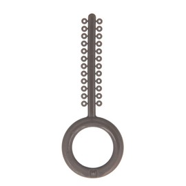 American Orthodontics Ligatures Uni-Stick Gray | 40 Sticks/960 Per Pkg | Made in the USA | Hypo-Allergenic, Non-Latex, Medical Grade Polyurethane Elastic Bands | .045 Inner / .115 Outer Diameter