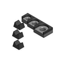 3D Tool Trays MagAttach Ratchet Organizer Kit (3 Piece Set, Grey/Black)