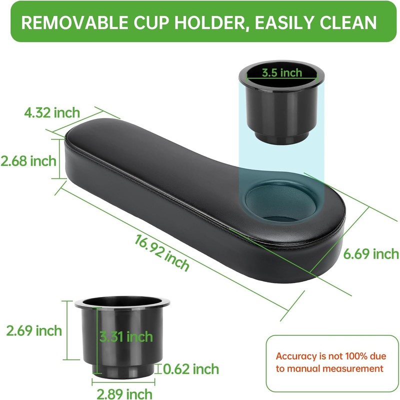 10L0L Golf Cart Cup Inserts, Cup Holder for Golf Cart