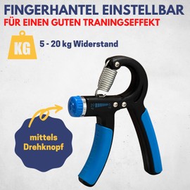 Best Sport Adjustable Spring-Grip Dumbbells - Blue