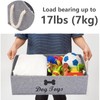Geyecete Large Dog Toys Storage Bins - Foldable Fabric Trapezoid
