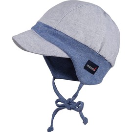 maximo Mini Peaked Caps, Baby Boy Cap, M, blue
