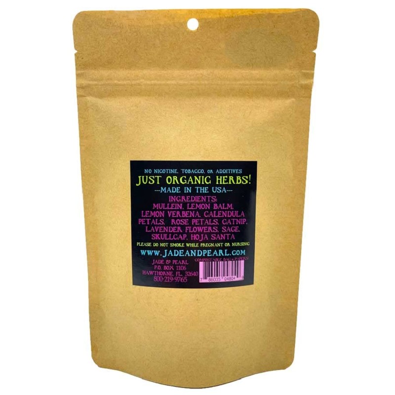 Dragonfly Dreams Herbal Smoking Blend- 1 Ounce Compostable Bag NO