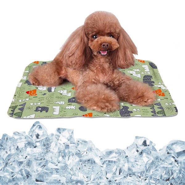 IDOLPET Dog Cooling Mat, Pet Self-Cooling Mat Pad Bed for