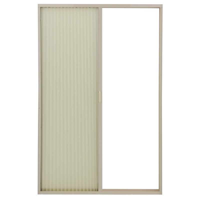 RecPro RV Pleated Folding Shower Door and Frame | Sliding,