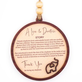 Christmas Elephant Ornaments - Friendship Gifts for Women - Elephants Gift for Girls - Friend Ornaments - Christmas Ornament 2025 - White Elephant Gifts - Xmas Tree Funny Decoration, Exchange