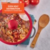 IMUSA USA 3.2Qt Red Ceramic Nonstick Caldero (Dutch Oven) with