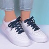 Olukssck 1 Pair Flat Shoe Laces for Sneakers, 2/5" Wide